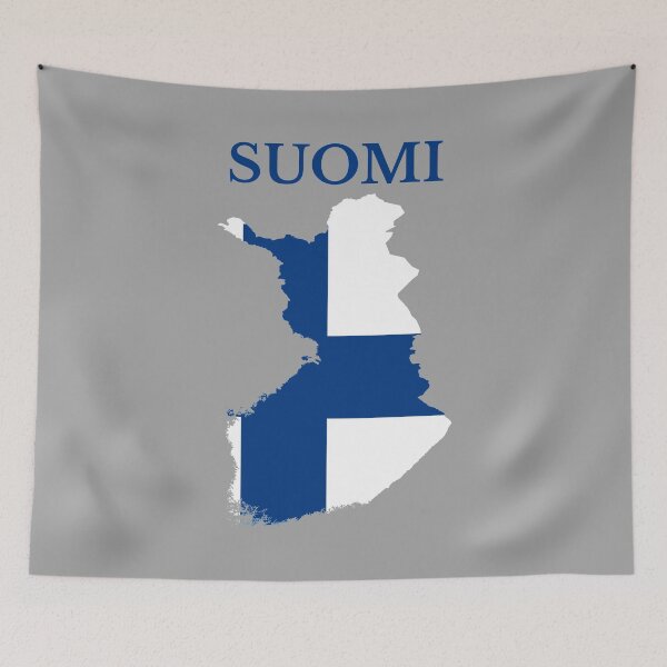 Item preview, Finland flag map designed and sold by marosharaf.