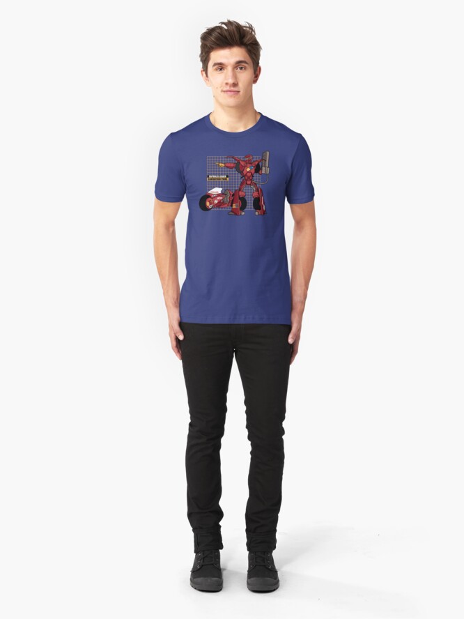 Alternate view of Kanedatron Prime Slim Fit T-Shirt