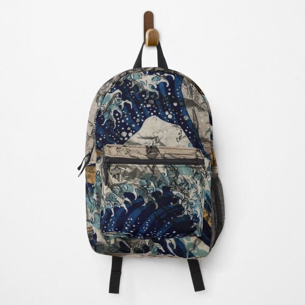 Item preview,  Great Wave of Kanagawa Crinkled Aluminium Foil designed and sold by Dator-Abstracts.