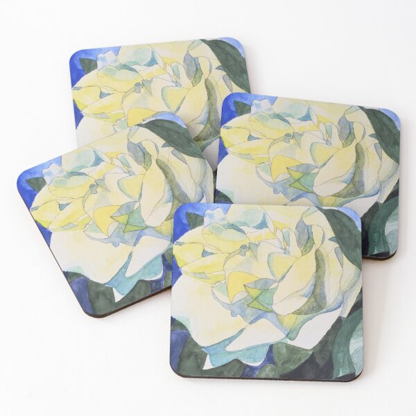 Item preview, Yellow rose watercolour painting  designed and sold by esvb.