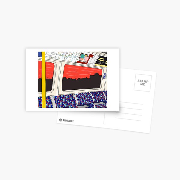 View from London Jubilee Line Postcard