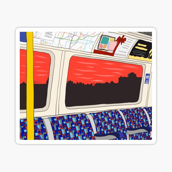 View from London Jubilee Line Sticker