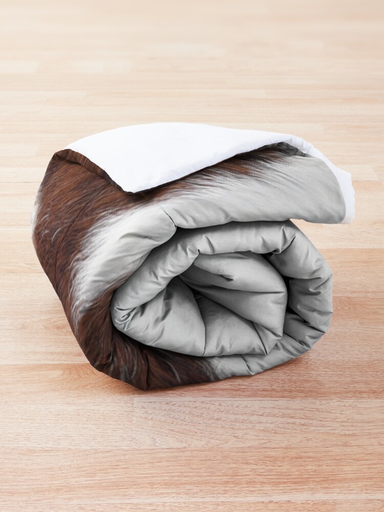 Alternate view of Brown Spotted Cowhide Comforter