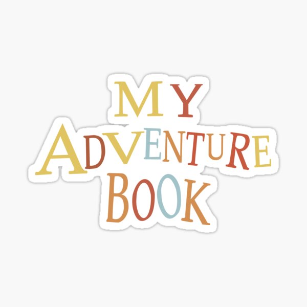 My Adventure Book Sticker, UP Sticker, Disney Sticker