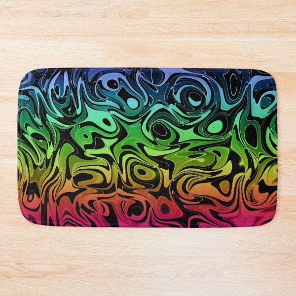Item preview, Rainbow Jungle | Abstract Liquism Art designed and sold by Dator-Abstracts.