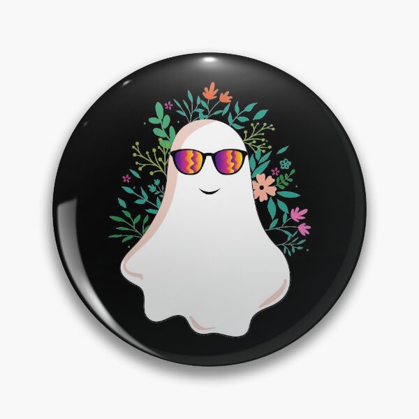 Item preview, Ghost with flowers floral soul halloween :cool ghost summer designed and sold by ELmezz.