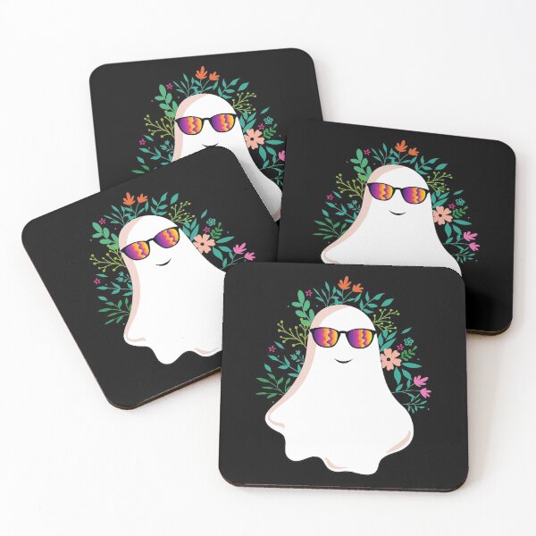 Item preview, Ghost with flowers floral soul halloween :cool ghost summer designed and sold by ELmezz.
