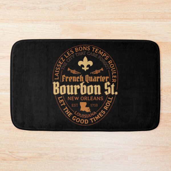 Item preview, French Quarter Bourbon Street New Orleans Laissez Les Bons Temps Rouler Souvenir Gift designed and sold by miworldapparel.