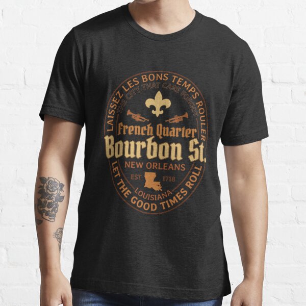 French Quarter Bourbon Street The Big Easy New Orleans T Shirt No Tag