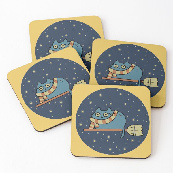 Item preview, Flying Wizard Cat designed and sold by acaciadanza.