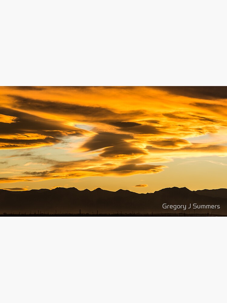 Sunset From The Planet Of Golden Dreams by nikongreg