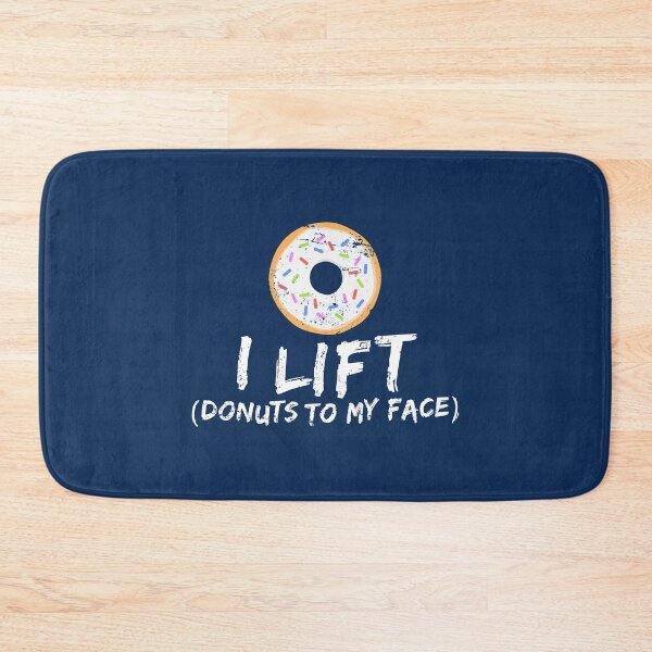 Item preview, I Lift (Donuts To My Face) Funny Novelty Gym Shirt designed and sold by 14thFloor.
