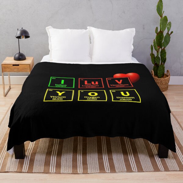 Item preview, I LOVE YOU chemical elements with red heart designed and sold by patriotazx.
