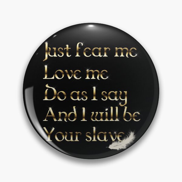 Item preview, Just Fear Me (black BG) designed and sold by Falln.