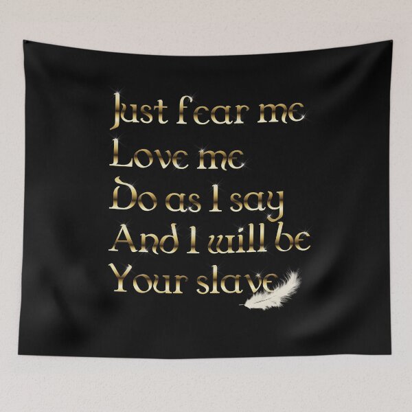 Item preview, Just Fear Me (black BG) designed and sold by Falln.