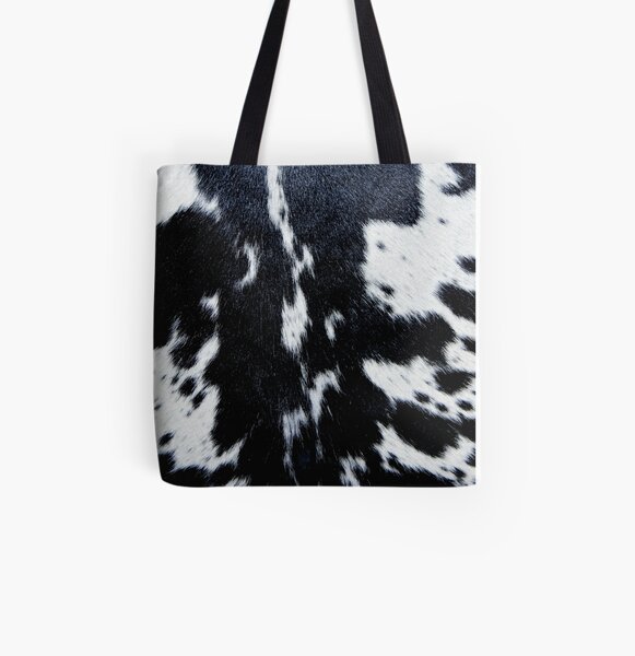 Cowhide Holstein Heifer All Over Print Tote Bag