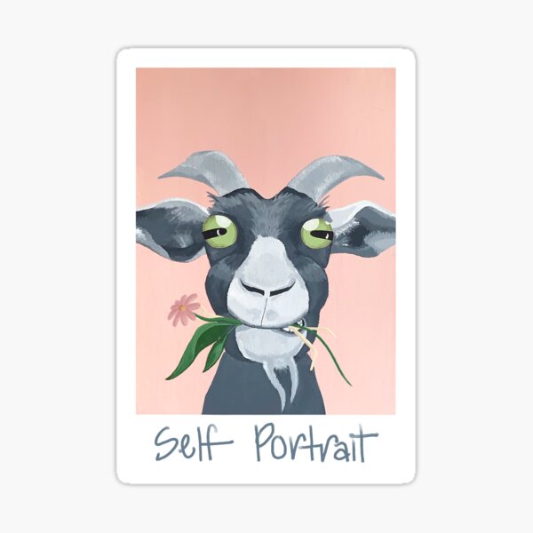 Item preview, Goat Self Portrait designed and sold by stubiedoodles.