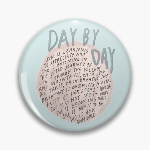 Item preview, Day By Day | Christian Inspirational Faith | Illustration Calligraphy designed and sold by seaniemendoza.