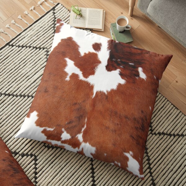 Patch de peau de vache Coussin de sol
