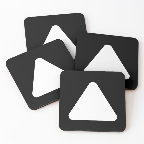 Item preview, Simple Plain White Round Triangle Shape Cutout designed and sold by Dator-Abstracts.