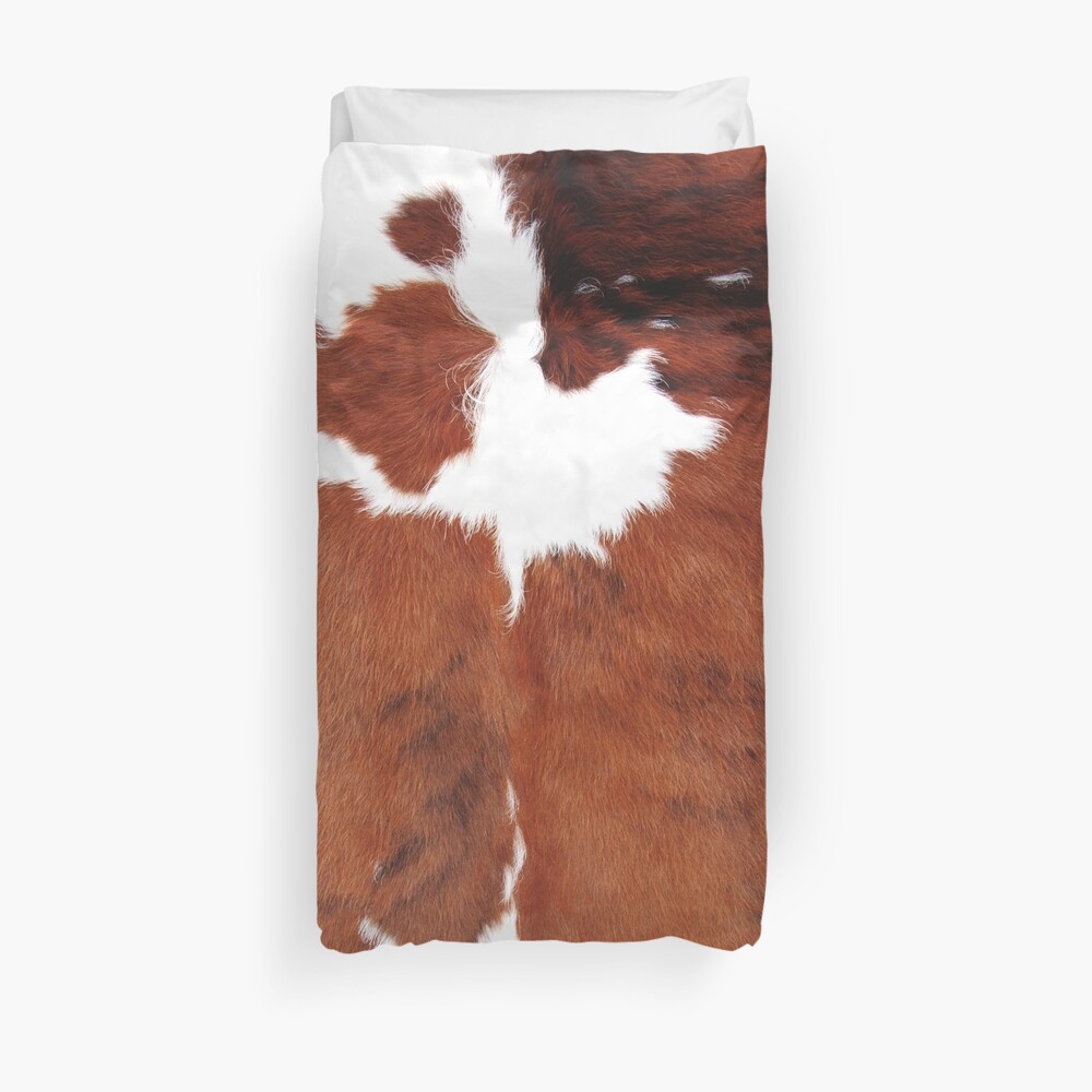 Patch of Cowhide Duvet Cover