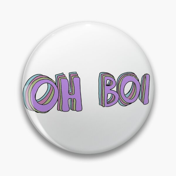 Item preview, "OH BOI" sticker designed and sold by STICKY-ART.