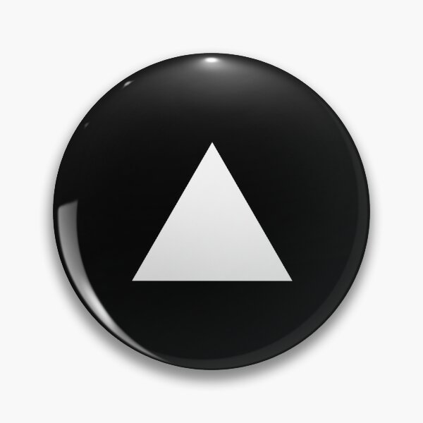 Item preview, Simple Plain White Triangle Shape Cutout designed and sold by Dator-Abstracts.