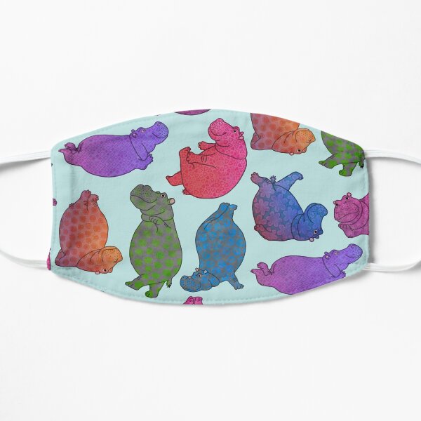 Hippo gym - hippopotames décorés Masque
