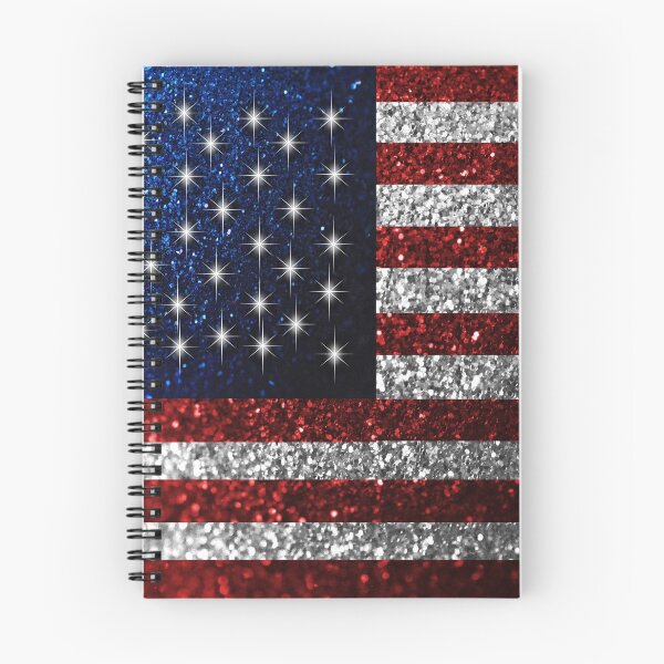 Item preview, American Flag in Glitter Graphic designed and sold by bloomingvine.