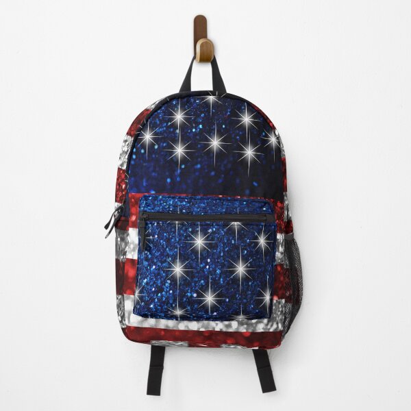 Item preview, American Flag in Glitter Graphic designed and sold by bloomingvine.