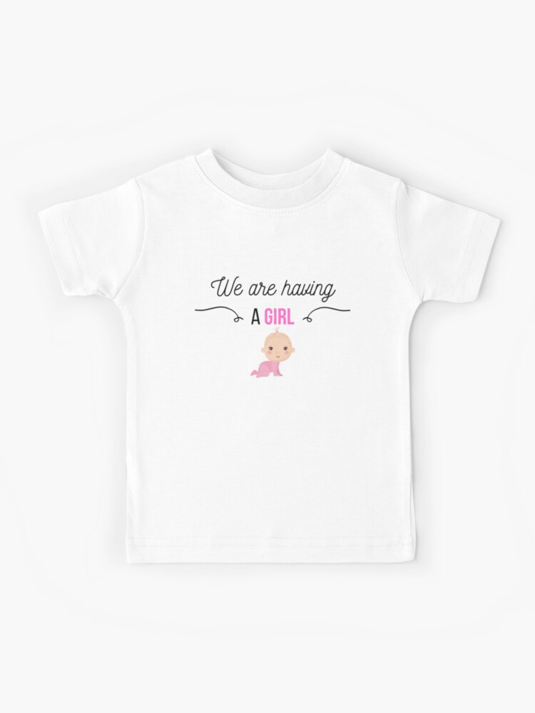 Pregnancy Reveal Ideas Pregnancy Baby Pregnant Girl Summer T-Shirt