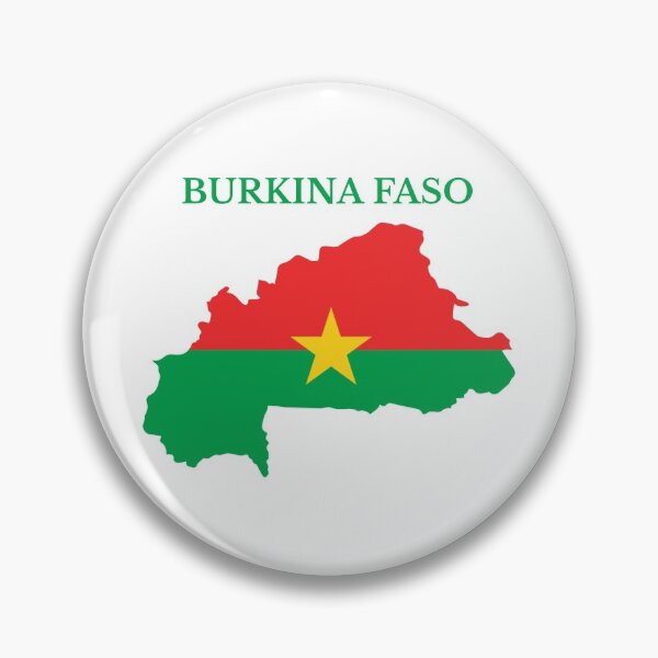 Item preview, Burkina Faso Map Flag designed and sold by marosharaf.