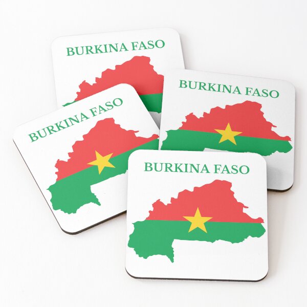 Item preview, Burkina Faso Map Flag designed and sold by marosharaf.