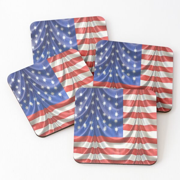 Item preview, American Flag Draped Silk designed and sold by bloomingvine.