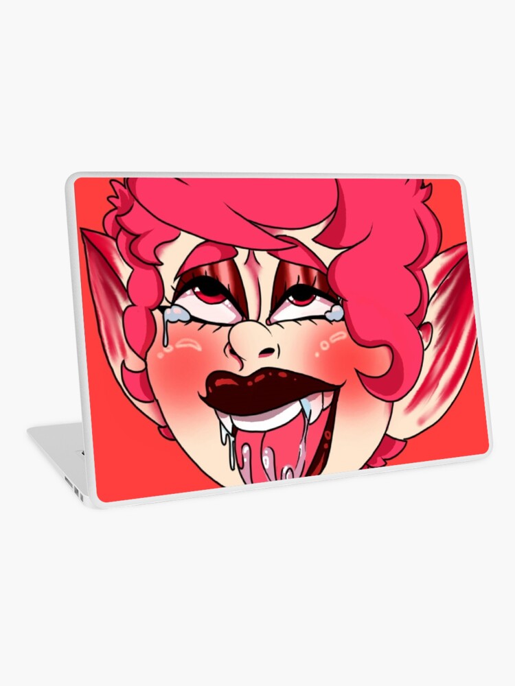 elias ahegao laptop skin by sewermedic redbubble redbubble