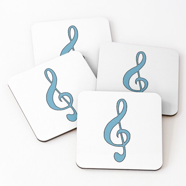 Item preview, Blue Treble Clef designed and sold by bassoongirl123.