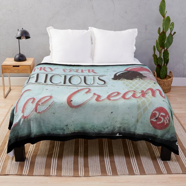 Item preview, Ice cream cone vintage retro sign designed and sold by TheSimpleMan.