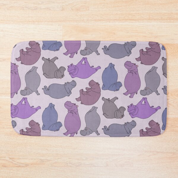 Item preview, Hippo Workout - purple and grey designed and sold by Hippopottermiss.
