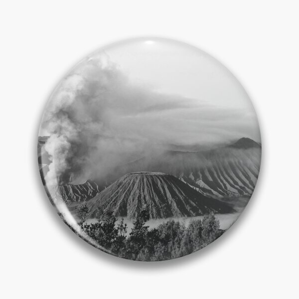 Item preview, Volcano Black and White Minimalist Photograph Artwork designed and sold by Geostop.