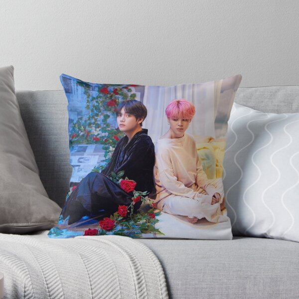 BTS FESTA 2019 V & JIMIN Throw Pillow