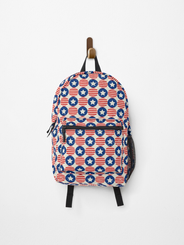 Thumbnail 1 of 3, Backpack, American Pattern 02 designed and sold by TheSimpleMan.