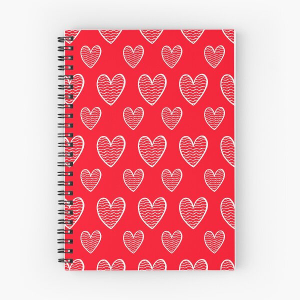 Item preview, White hearts on a red background designed and sold by Galo4ka555.