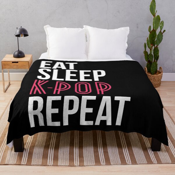 Item preview, Eat. Sleep. K-Pop. Repeat. T-Shirt Cute Korean Pop Music designed and sold by 14thFloor.