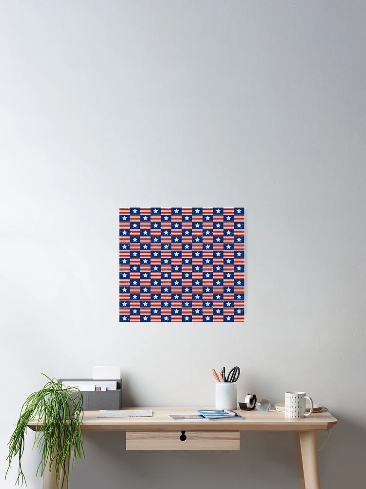 Thumbnail 2 of 3, Poster, American Pattern designed and sold by TheSimpleMan.