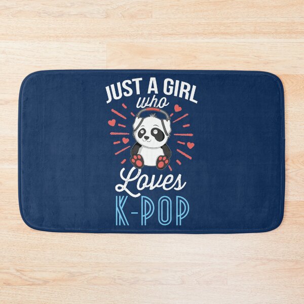 Item preview, Just A Girl Who Loves K-Pop T-Shirt Panda KPop Merchandise designed and sold by 14thFloor.