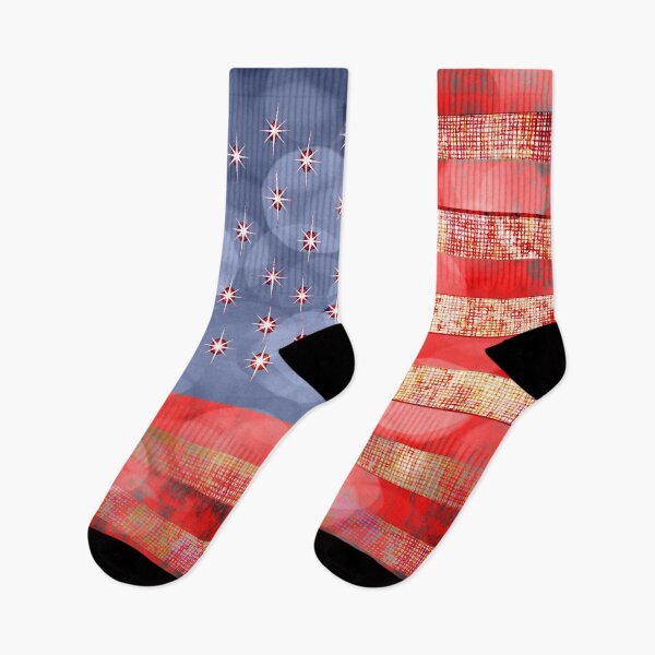 Item preview, Distressed American Flag with Bokeh Lights designed and sold by bloomingvine.