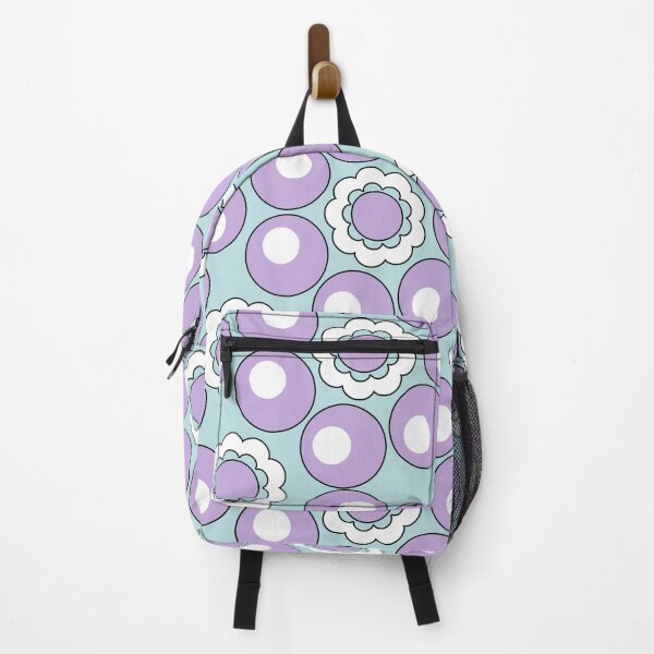 Item preview, Lt Blue Purple Flowers and Dots designed and sold by Lois Eastlund.