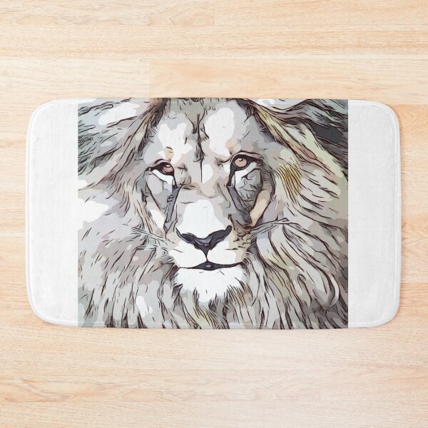Item preview, Fierce lion designed and sold by lovesuperkarma.