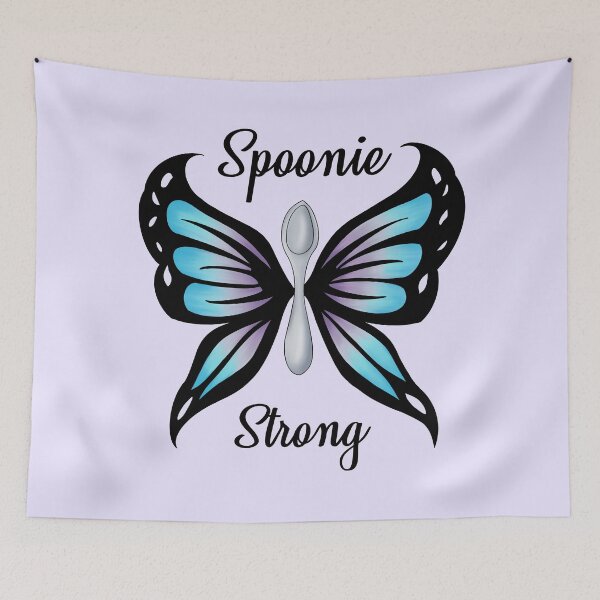 Item preview, Spoonie Strong Butterfly designed and sold by Elle  Hazlett.