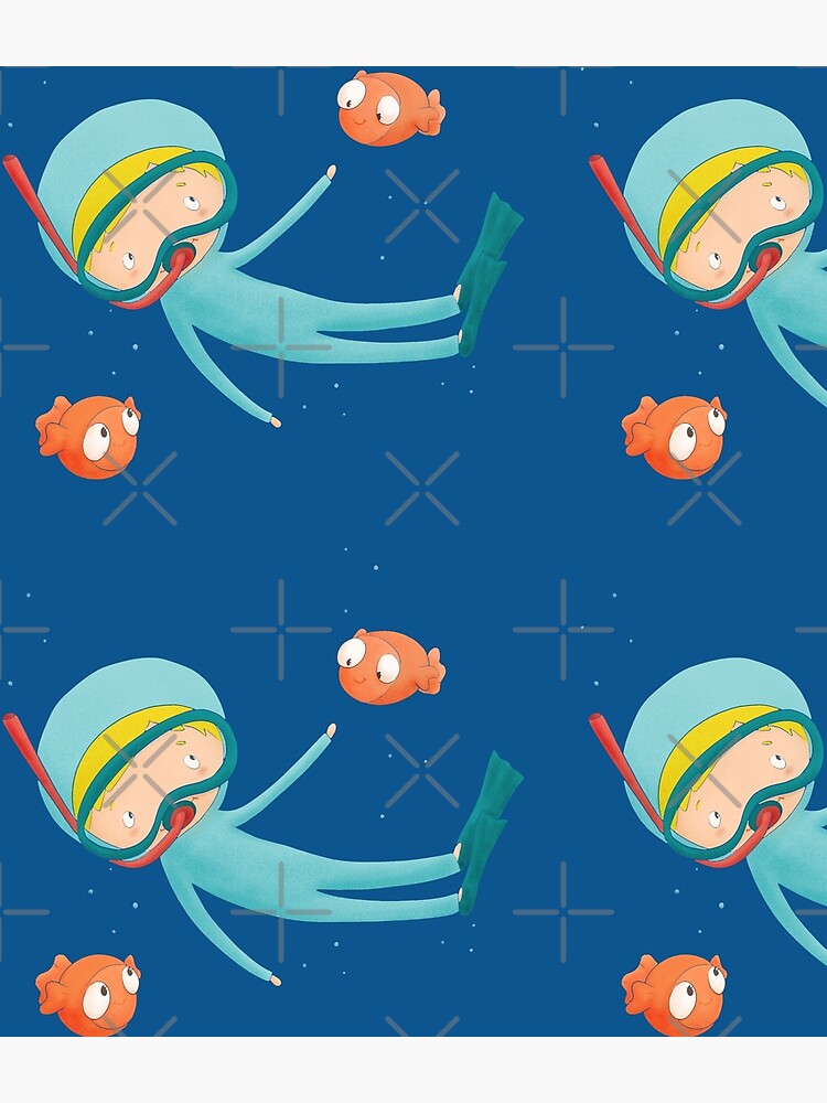 Ocean Diver. A Boy Diving. by LMay13